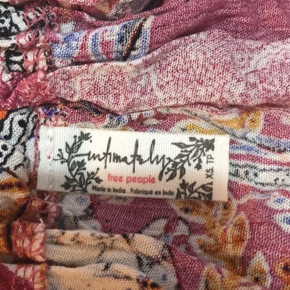 ⭐️ HP FREE PEOPLE Count Me In Floral Trapeze Tank Tunic - Picture 9 of 9